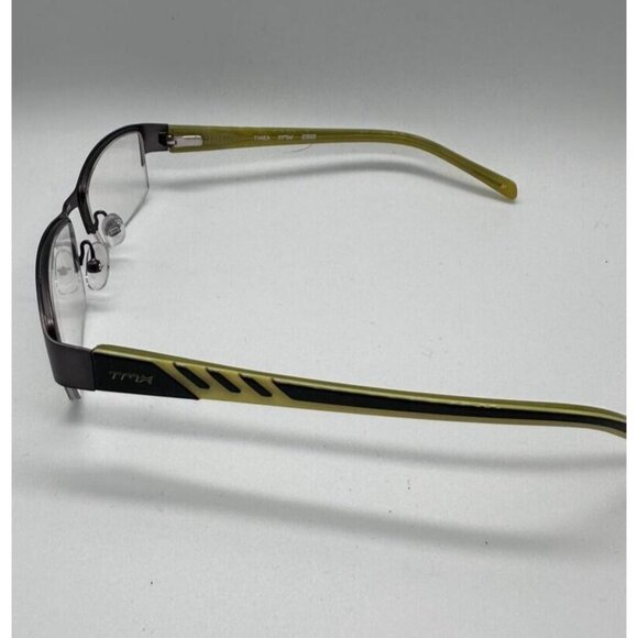 Timex Mens TMX Stinger Eyeglass Frames For Prescription Lens Bronze Neon Yellow - Picture 3 of 11